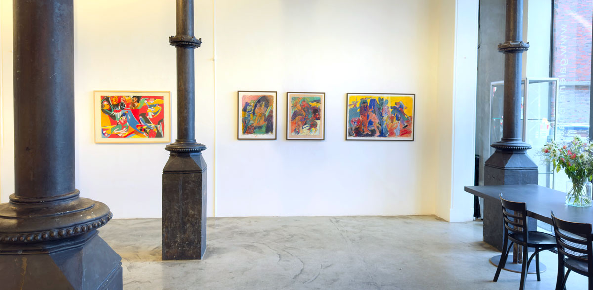 Austellungsansicht der Austellung GELD SPIELT KEINE ROLLE in der Galerie Renate Kammer